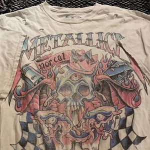 oversized UO metallica shirt